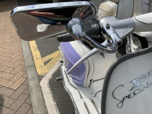 Lambretta handle bar mirror - handle,