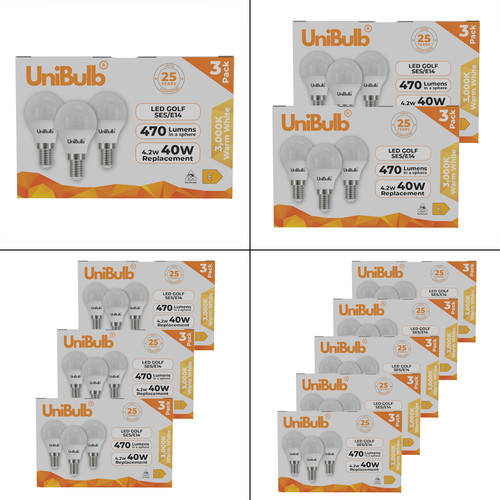 Unibulb golf ball e14 - 4.2w, led