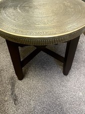 Antique benares table arabic - antique,