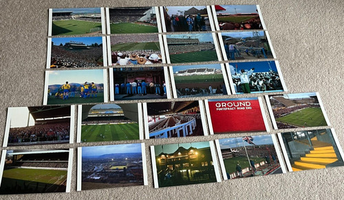 Homes football postcards - of,