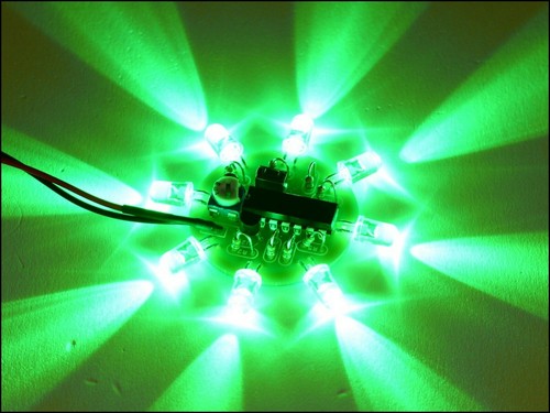 Led beacon light chaser round - chaser,