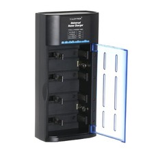 Lloytron Battery Charger Type AA, AAA, C, D, 9V PP3 Ni-Mh Rechargeable Batteries