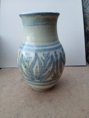 Vintage studio pottery vase - vintage,