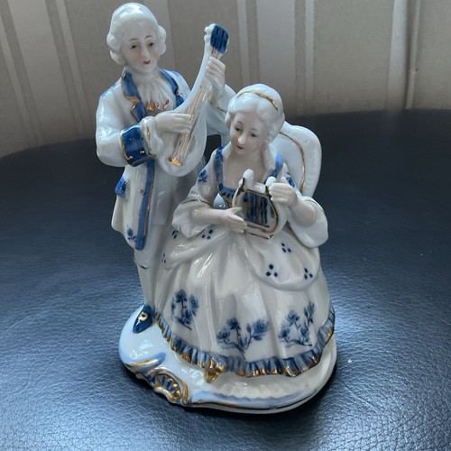 Vintage white and blue - white,
