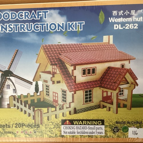 Western hut wooden kit - wooden,
