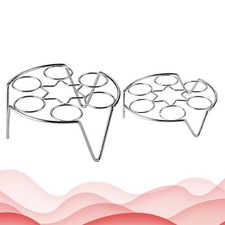  2 Pcs Pressure Cooker Trivet Steaming Rack Egg Holder Steamer Kitchen Cookware