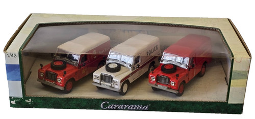 Cararama land rover set - rover, of
