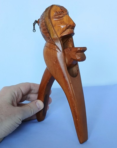 Vintage large wooden black - vintage,