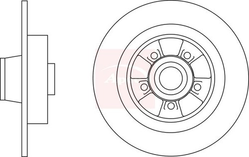 Apec dsk2984 brake - apec, disc