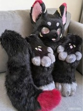 Fursuit Long haired Dog Fox