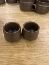 DENBY MAYFLOWER EGG CUP X2