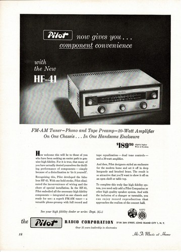 1956 pilot radio - 1956, corp