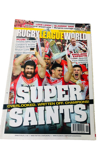 Magazine rugby league world - rugby,