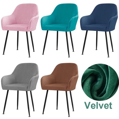 Velvet high arm chair - high,