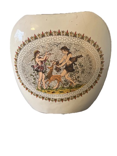 Greek vase scene depicting - ,
