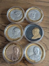 Gibraltar London Mint Sir Winston Churchill Various Gold Plated Proof Coin Crown