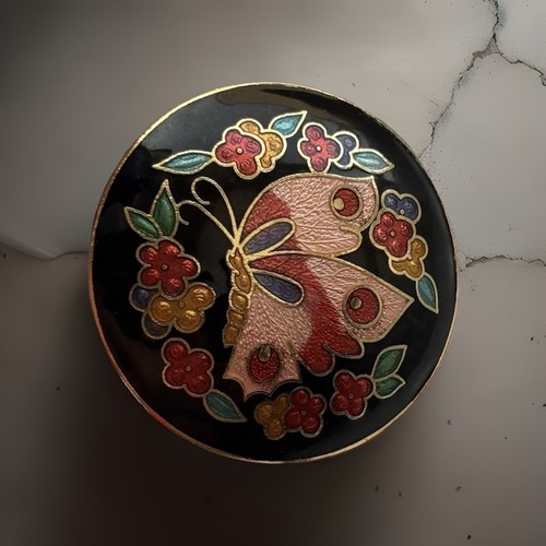 Vintage cloisonné butterfly - cloisonné,