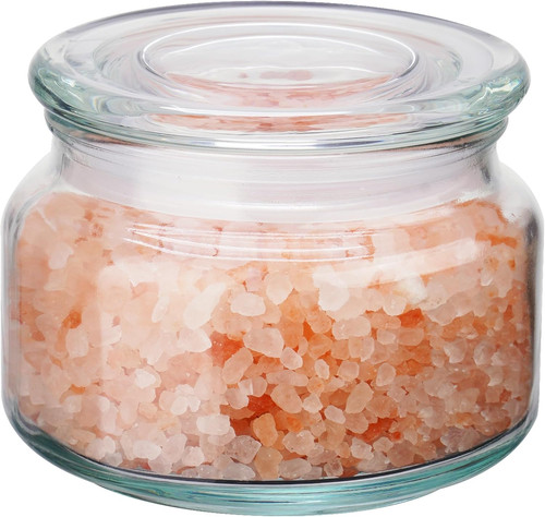 280 clear glass salt cellar - 280,