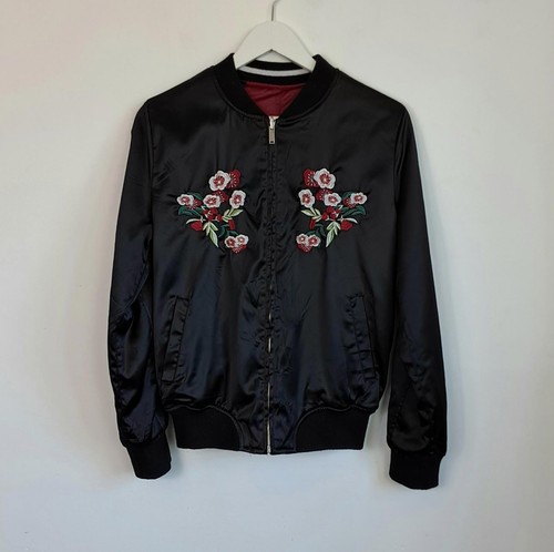Reversible bomber jacket - reversible,
