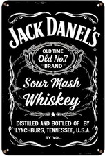 Jack Daniels Whiskey Tin Metal