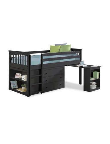 Grey mid sleeper cabin bed - sleeper,
