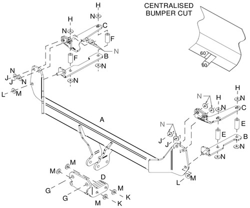 Towtrust fixed flange - towtrust,