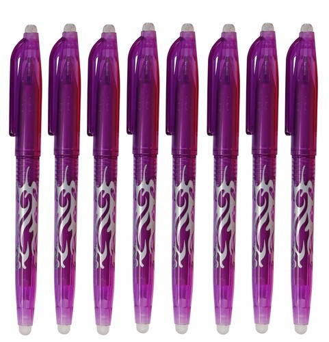 Black ink eraser pens - black,