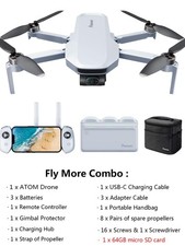 Potensic ATOM GPS Drone 4K Camera 3-Axis Gimbal Stabilization Fly More Combo