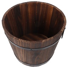 1pc Solid Wood Bucket
