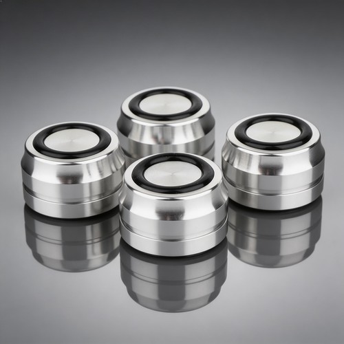 4pcs aluminum speaker - aluminum,