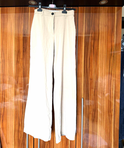 Bershka beige linen - bershka, rise