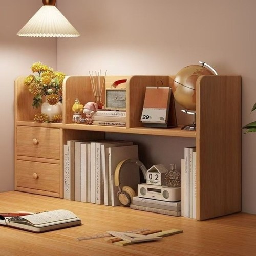 Tiers wooden desktop - wooden, shelf