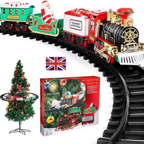 Christmas train set - christmas,