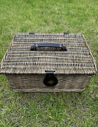Wicker picnic basket - m&s,