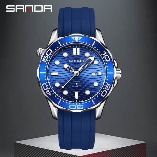 Mens diving waterproof watch - diving,
