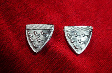 vtg British Police West Sussex Constabulary Collar Badges pair