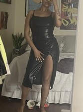 Faux Leather Latex PVC Tight