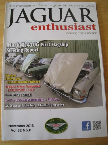 Jaguar enthusiast magazine nov - enthusiast,