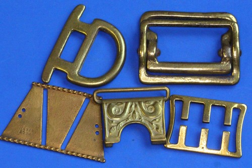 Brass belt buckle - , parts