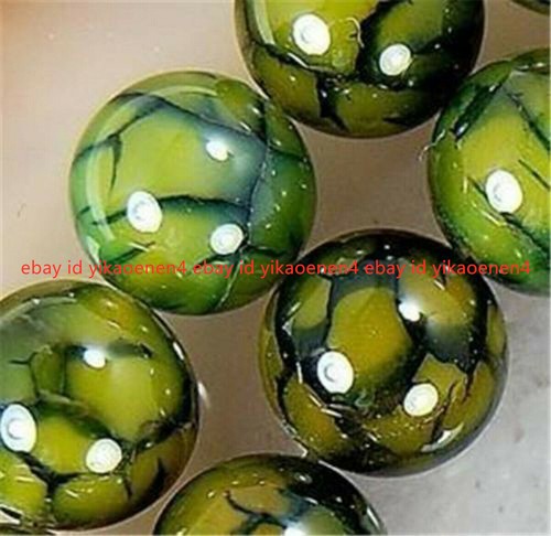 Natural 8mm yellow dragon - natural,