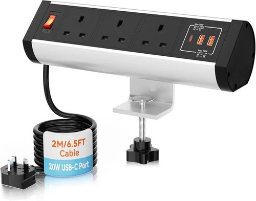 Desk power sockets with - desk,