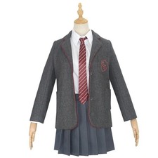 Kids Girls Roald Dahl Matilda The Musical Costume Halloween Cosplay Fancy Dress