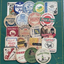An Excellent Selection Of 21 x 1950’s Beer Mats