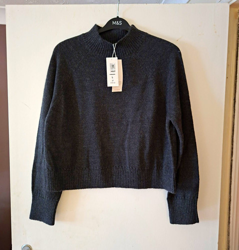 Womens knit mock - m&s,