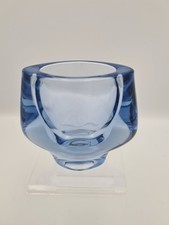 Sklo Union Blue Winged Pressed