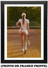 Cheeky Tennis Girl Poster -