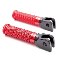 For SV650 X RETRO CAFE RACER 18-19 Anti-slip Front Foot Pegs POLE Red