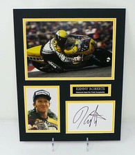 Kenny ROBERTS Signed Mounted