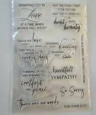 Clear Stamps Sympathy