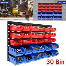 30 Pcs Wall Mount Storage
